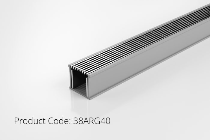 Architectural Wedge Wire Channel Drain Kit 46mm (W) x 42mm (D)