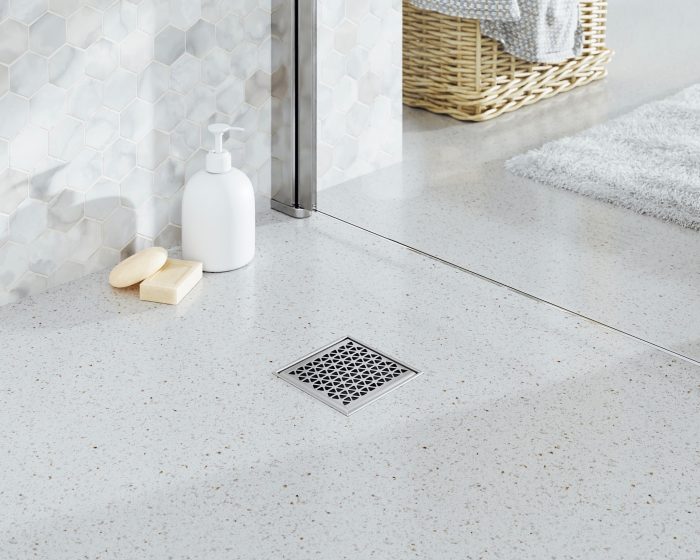 Marc Newson Design Square Floor Drain 106mm (W) x 106mm (L) x 22mm (D) - Image 2